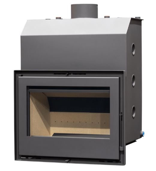 CHIMENEA INSERTABLE LEÑA HIDRO LLAR XL ECO PLUS 25,06kW METLOR