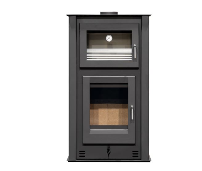 ESTUFA DE LEÑA CON HORNO ÍRIS 960 8,5kW METLOR