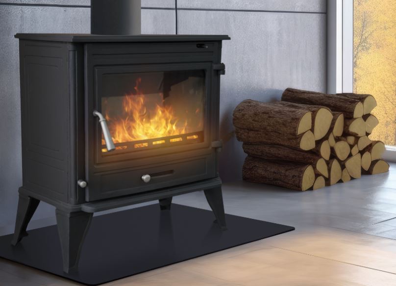 ESTUFA DE LEÑA FUNDICION D10 10kW METLOR