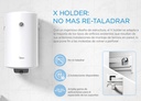 TERMO ELECTRICO 80L VERTICAL LUME MIDEA sin volver a hacer agujeros