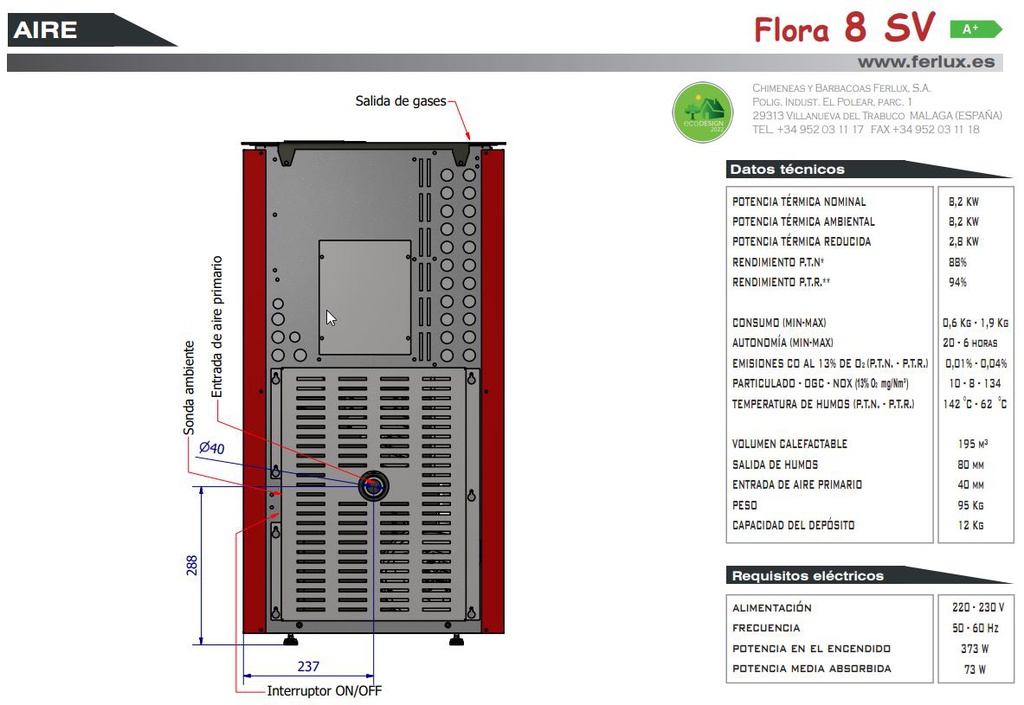 Ficha técnica Flora 8 kW S/Vertical parte 2