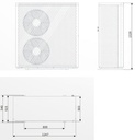 AEROTERMIA ACF22-D AERO GREEN HT (ALTA TEMPERATURA) MONOBLOCK 22kW ACF-FIX