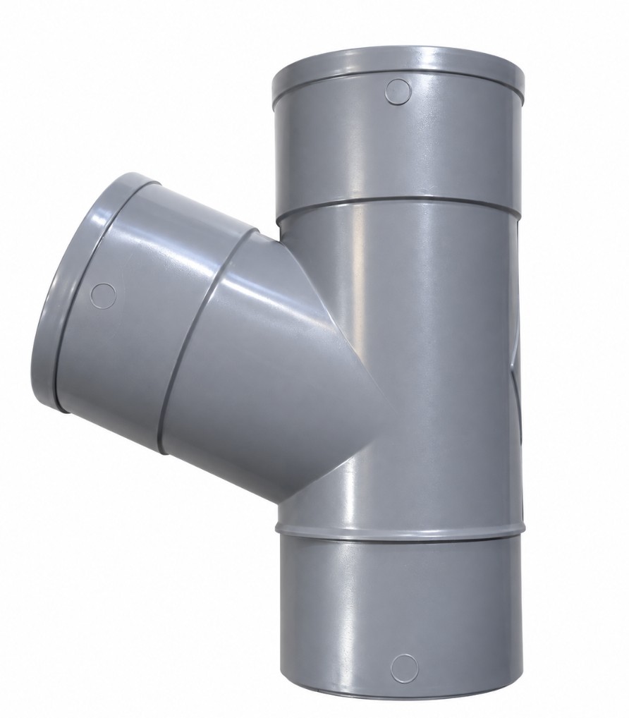 DERIVACIÓN SIMPLE PVC SANITARIO 90x67º