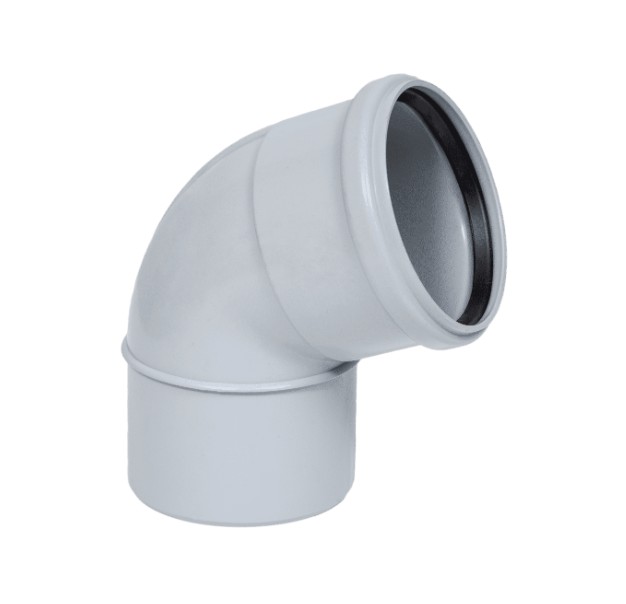 CODO GRIS CON JUNTA 125x67º