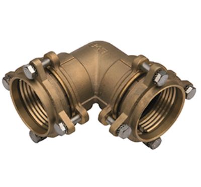 CODO IGUAL SYC 75 LATÓN PARA PE