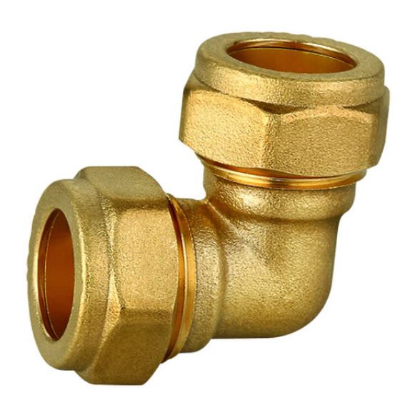 CODO HERMETO 15 COMPRESION COBRE