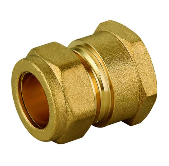 RACOR HERMETO HEMBRA 16x1/2 COMPRESION COBRE