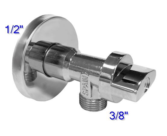 LLAVE REGULACION ESCUADRA 1/2&quot;-3/8&quot; STH