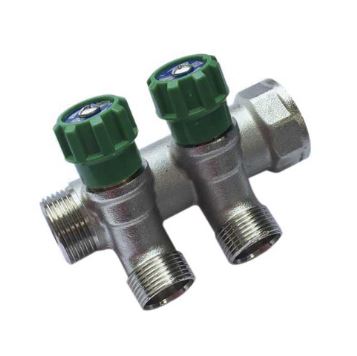 COLECTOR M24 C/LLAVE 2 SALIDAS STH