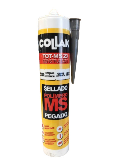 TUBO SELLADOR TOT MS 280 mL NEGRO