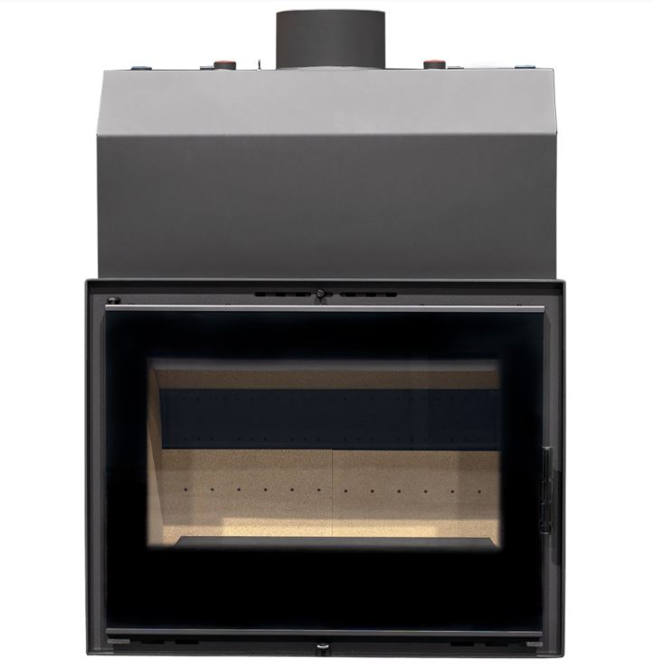 CHIMENEA INSERTABLE LEÑA HIDRO LLAR XL VITRUS PLUS 25,06kW METLOR
