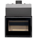 CHIMENEA INSERTABLE LEÑA HIDRO LLAR XL VITRUS PLUS 25,06kW METLOR