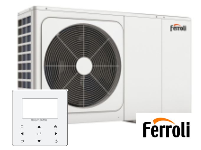 AEROTERMIA OMNIA M 3.2 MONOBLOCK 4kW + MANDO DE CONTROL REMOTO WIFI FERROLI