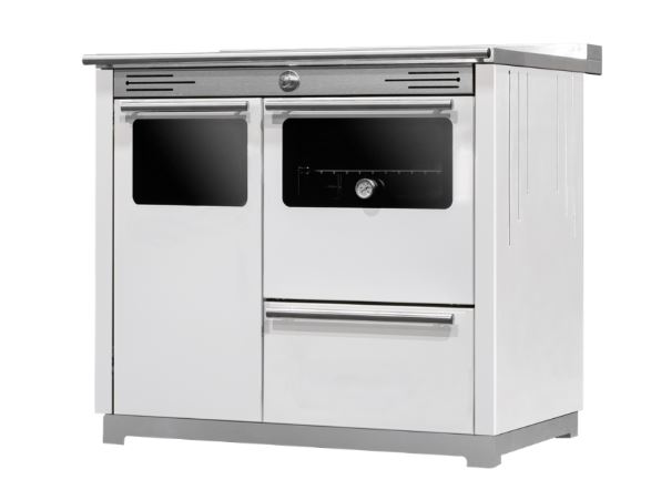 COCINA LEÑA HIDRO TROPICAL AC BLANCO 11,8kw METLOR