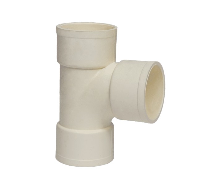 DERIVACION  SIMPLE PVC SANITARIO BLANCO 40x87º 
