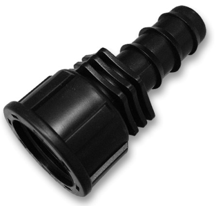 RACOR LOCO ESTRIADO PVC 1/2" - 16 RIEGO