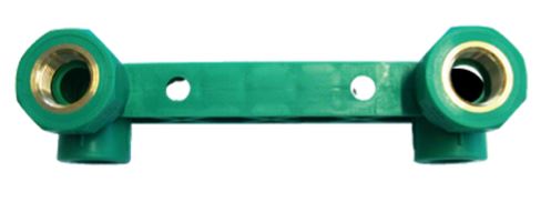 PLACA COLECTOR BAÑERA PPR 20x1/2" PN25 TORO 25