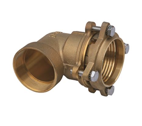 CODO HEMBRA SYC 110x4"LATON PARA PE