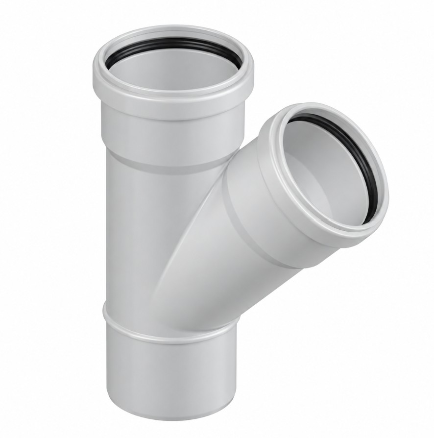 DERIVACIÓN SIMPLE PVC INSONORIZADO MUTE 160X45º