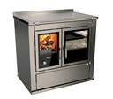 TERMOCOCINA DE LEÑA ST90 Moderna INOX RIZZOLI