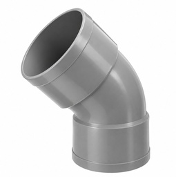 [011100400] CODO PVC SANITARIO H-H 40x45º