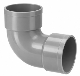 [11100930] CODO PVC SANITARIO H-H 90x87º