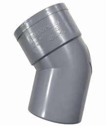 [011102000] CODO PVC SANITARIO M-H 200x45º