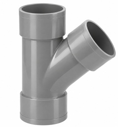 [011110320] DERIVACIÓN SIMPLE PVC SANITARIO 32x45º