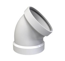 [192908450] CODO 45º ALUMINIO LACADO 125 CONVESA ALCC12