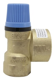 [2838055AN] VALVULA SEGURIDAD 1/2"x3/4" H-H 9bar SV WATTS