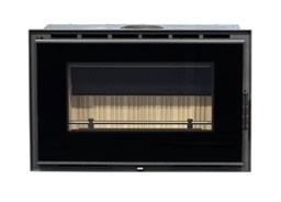 [28380918B] INSERTABLE CHIMENEA LEÑA CANALIZABLE CRISTAL VITRIFICADO ELOS 80 VITRUS 7,8kW METLOR