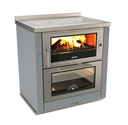 [2838ML80A] COCINA LEÑA ML80 GRIS RIZZOLI